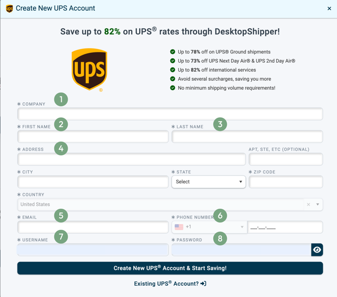 UPS Screenshots for Ebook