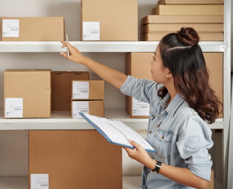 shipping boxes